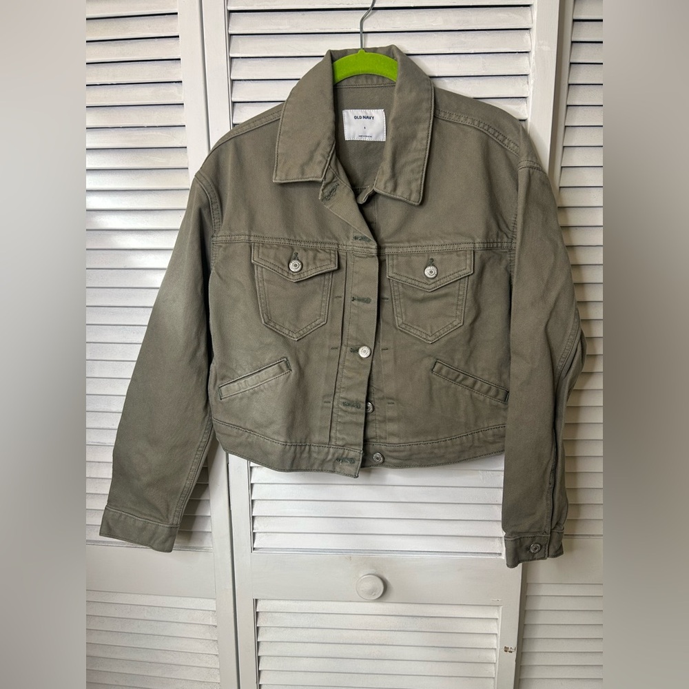 Old‎ Navy Women's Khaki Jean Jacket